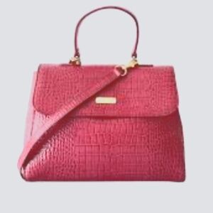 Etienne Aigner Genuine Leather Crocodile Satchel Vintage Handbag